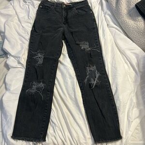 Faded Glory Dark Gray Stretch Pants